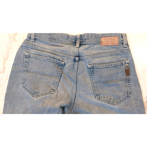 IZOD Luxury‎ Sport Jeans Mens 32x32 Classic Denim Heavy Casual Work Dad Straight - Picture 3 of 9